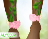 Aly! Yuno ankle flowers