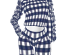 Plaid Blue Prego Pjs