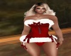 christmas corset red
