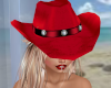 Bright Red Cowboy Hat