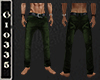 [Gio]RIPPED JEANS GREEN