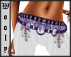 Belly chain purple