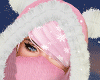 Pink Winter Hood Hair Pk