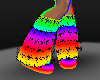 *Rave Rainbow Toxic Boot