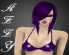 ~A~Purple PVC Bikini Top