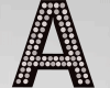 Wall Night Letter A
