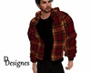 red plaid jacket
