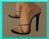 TAS heels blue ribbed