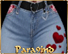 P9) Red Heart Jeans