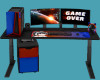 *AxA*Gaming Desk-Bl/Or