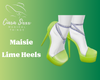 Maisie Lime Heels