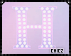 Cz!Wall Letter H