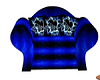 BLUE LOVE HEART COUCH