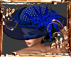 🎠Feather Blue Hat