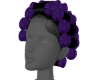 Purple Roller Hair