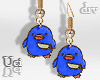 Blue Duckling Earrings