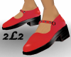 2L2 Mary Janes-Red