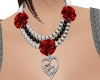 !A couple heart necklace