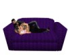Dk Purple Nap Sofa
