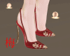 梅 elegant red heels