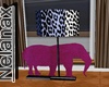Elephant pink lamp