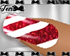 Red Candy Cane Nails