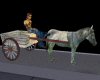 (IMR)donkey with wagon