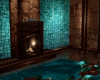 Aqua dreams fireplace b