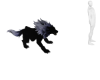 Dark Shadow Wolf