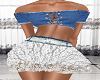 Jean Top Lace Skirt