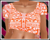 orange tribal shirt