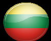 Lithuania Button Sticker