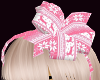 Pink chris bow knit girl
