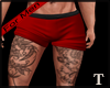 my lucky shorts red