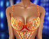 Orange Pageant Gown