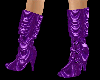 Purple boots sexys