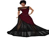 Blk N Red Gown