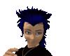 Emo blue hair
