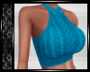 CE Teal Crop Top