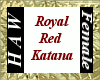 Royal Red Katana F