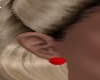 RED PEARL EARRINGS