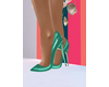 Biscay green heels