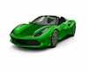 green sports car