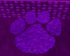 Purple Furry Paws Rug 3