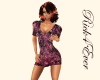 PURPLE PRINT PREGO DRESS