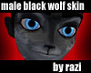 Black Wolf Skin (M)
