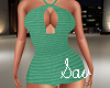 Terry Romper-Green