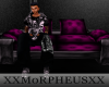 [xMx] Purple 2 Seat Sofa