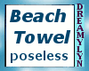 !D Beach Towel poseless