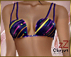 cK Bikini Strips Purple